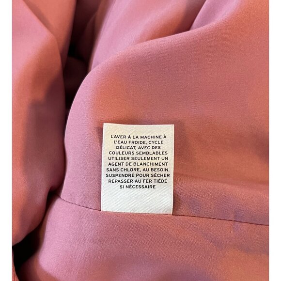 Rachel Parcell Pink High Waisted Wide Leg Suit Pants Dress Back Pockets - Picture 6 of 9